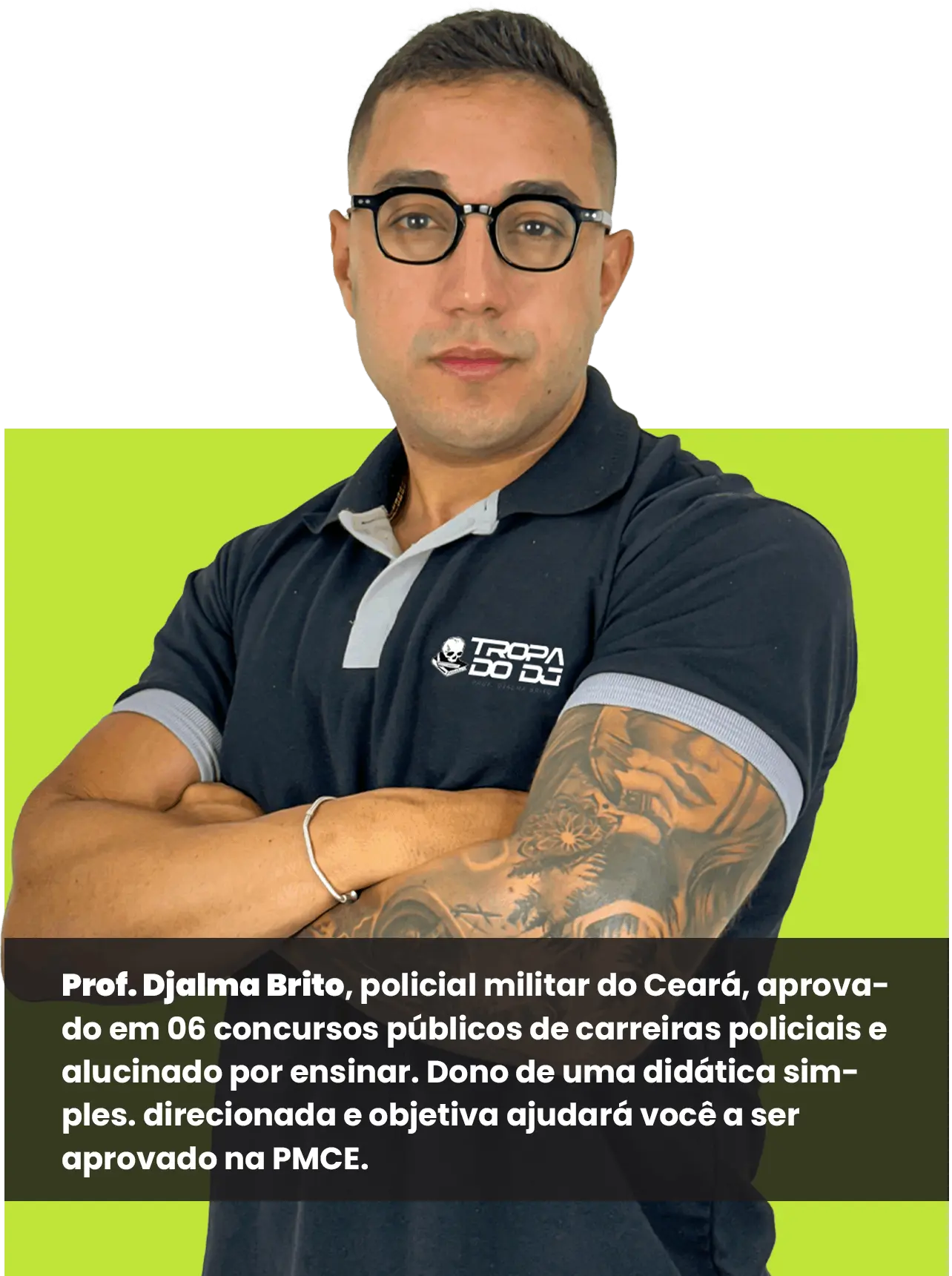 Foto do professor Djalma